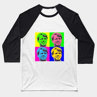 Pop Art - Robert F Kennedy Baseball T-Shirt